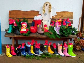 Der Nikolaus war bereits in der Kita und hat unsere Stiefel fleißig gefüllt.